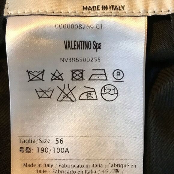 VALENTINO wool dress pants with side stripes Italian size 56 - Picture 11 of 12